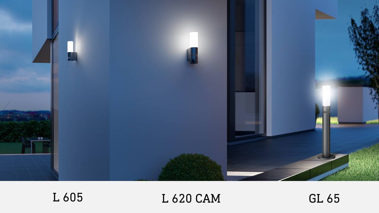 Steinel Kameraleuchte L 620 CAM SC anthrazit LED Außenwandleuchte Bewegungsmelder Sicherheitskamera Gegensprechanlage-5