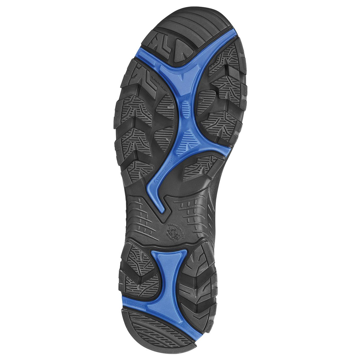 HAIX Sicherheitsschuh Black Eagle Safety 40.1 low S3 black-blue, nach EN ISO 20345 S3 ESD HRO HI CI WR SRC-1