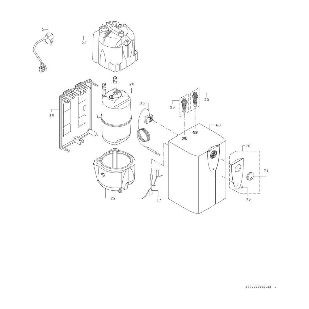 BOSCH Kleinspeicher Tronic TR1500 TO 5 T, 5l, 1,8kW, 390x258x245mm, Untertisch, offen-1
