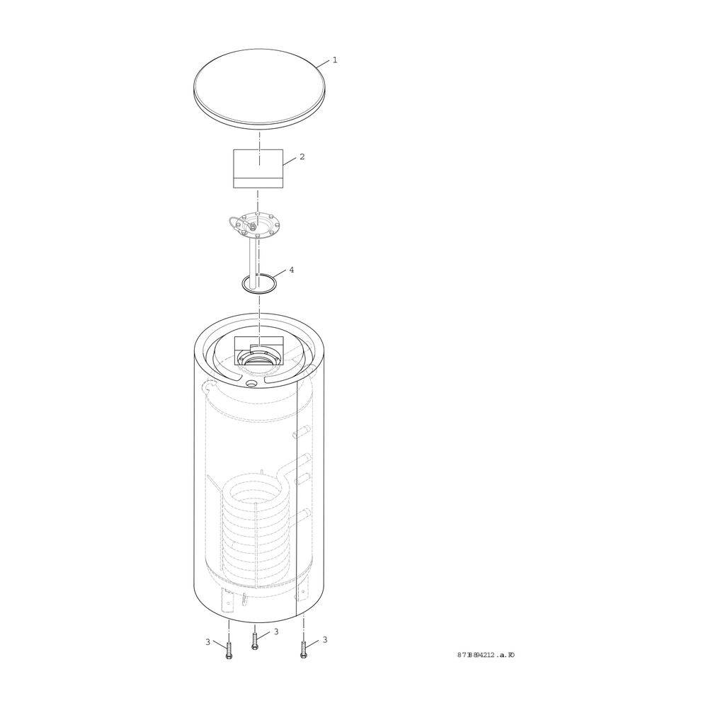 BOSCH bodensteh. Systemspeicher STORA W 200-5 P1 A , 1550x600, 200 L, silber-2
