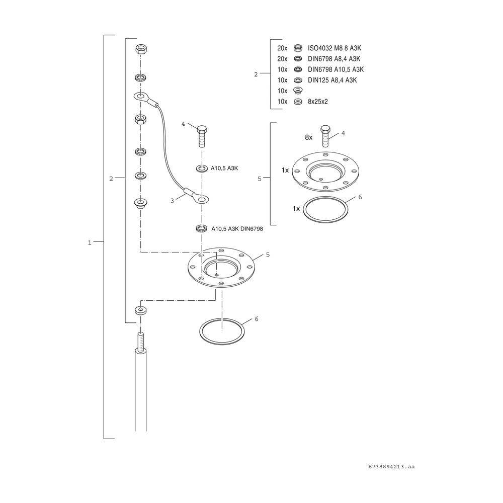 BOSCH bodensteh. Systemspeicher STORA W 200-5 P1 A , 1550x600, 200 L, silber-3