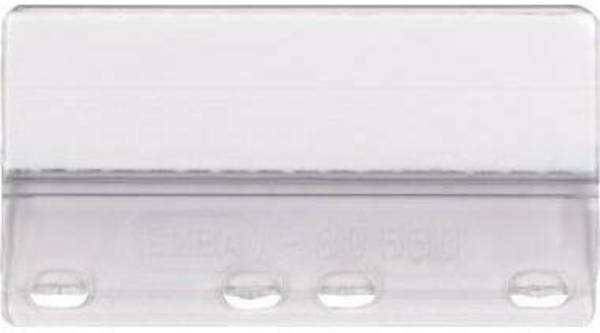 ELBA Vollsichtreiter 100552031 3zeilig 50x75mm tr 50 St./Pack.