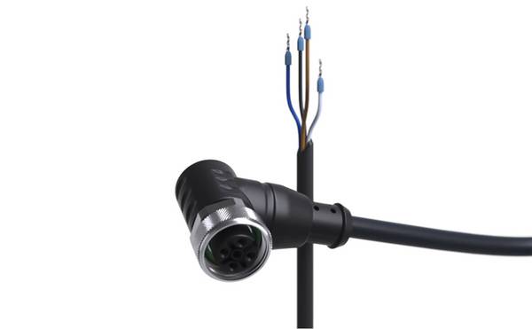 Sensorleitung M12 4P PUR 5m IP67 - 5 m - PUR-Kabel - AA055 - autosen