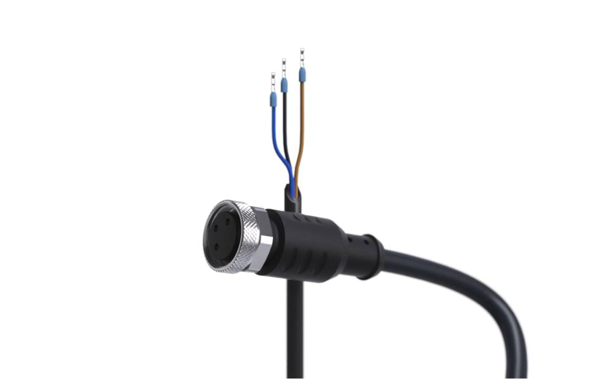 Sensorleitung M8 3P PVC 2m IP67 - 2 m - PVC-Kabel - AA068 - autosen-0