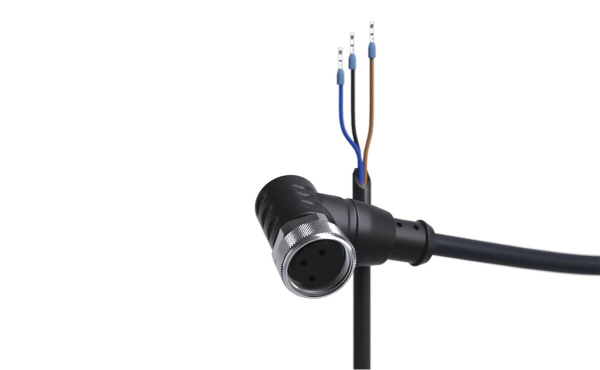 Sensorleitung M8 3P PUR 2m IP67 - 2 m - PUR-Kabel - AA058 - autosen-0