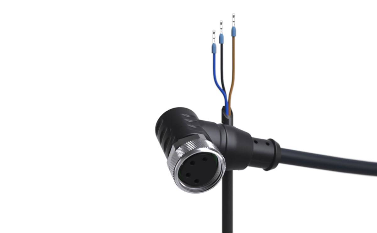Sensorleitung M8 4P PUR 2m IP67 - 2 m - PUR-Kabel - AA062 - autosen-0