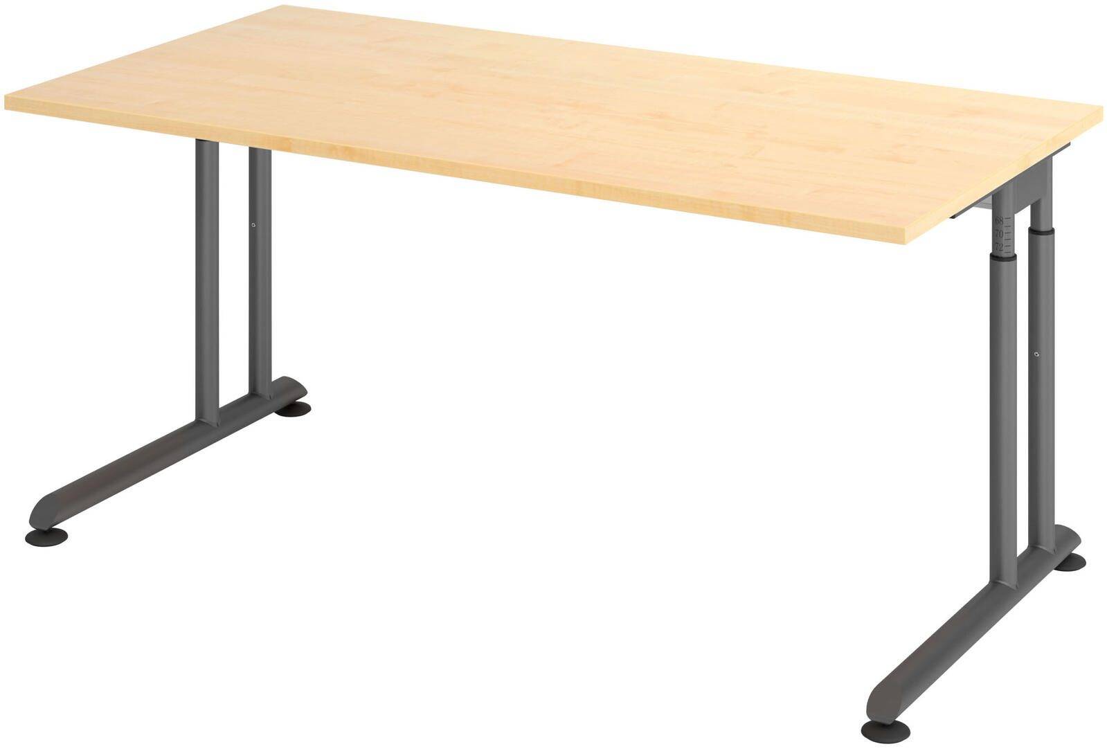 HAMMERBACHER höhenverstellbarer Schreibtisch VZS16/3/G ahorn-0