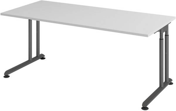 HAMMERBACHER höhenverstellbarer Schreibtisch VZS19/5/G lichtgrau