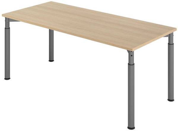 HAMMERBACHER höhenverstellbarer Schreibtisch VYS19/E/G eiche