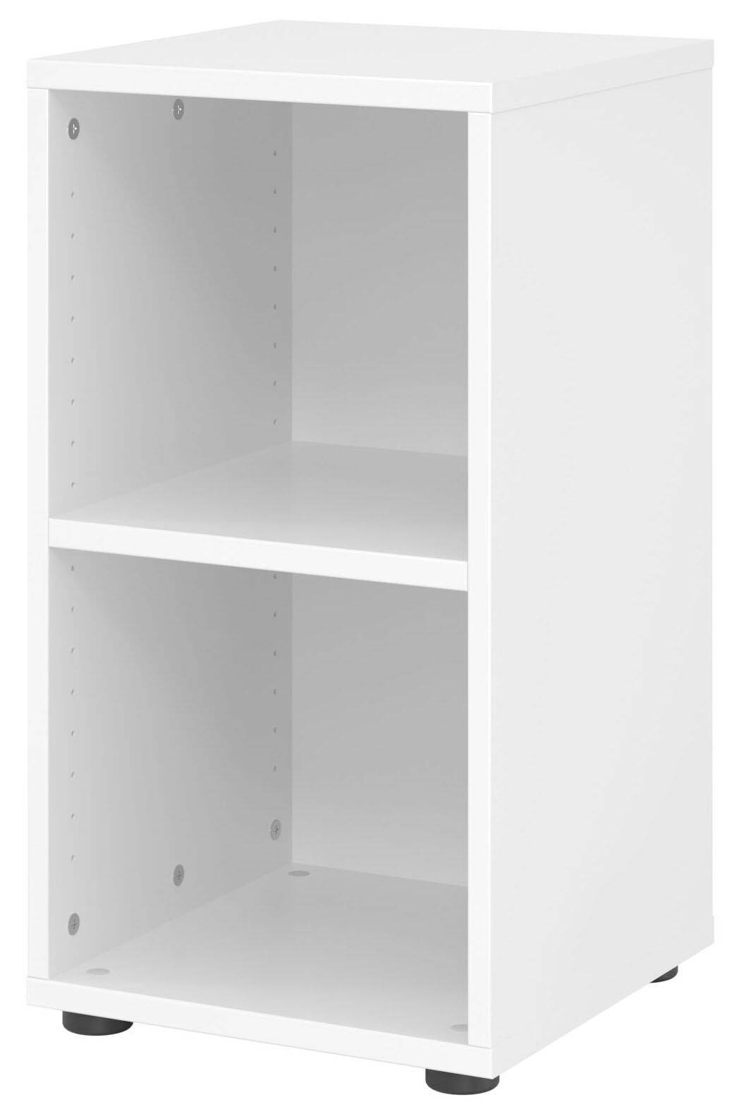 Regal 2 Ordnerhöhen 400x400x748 mm Weiß-0
