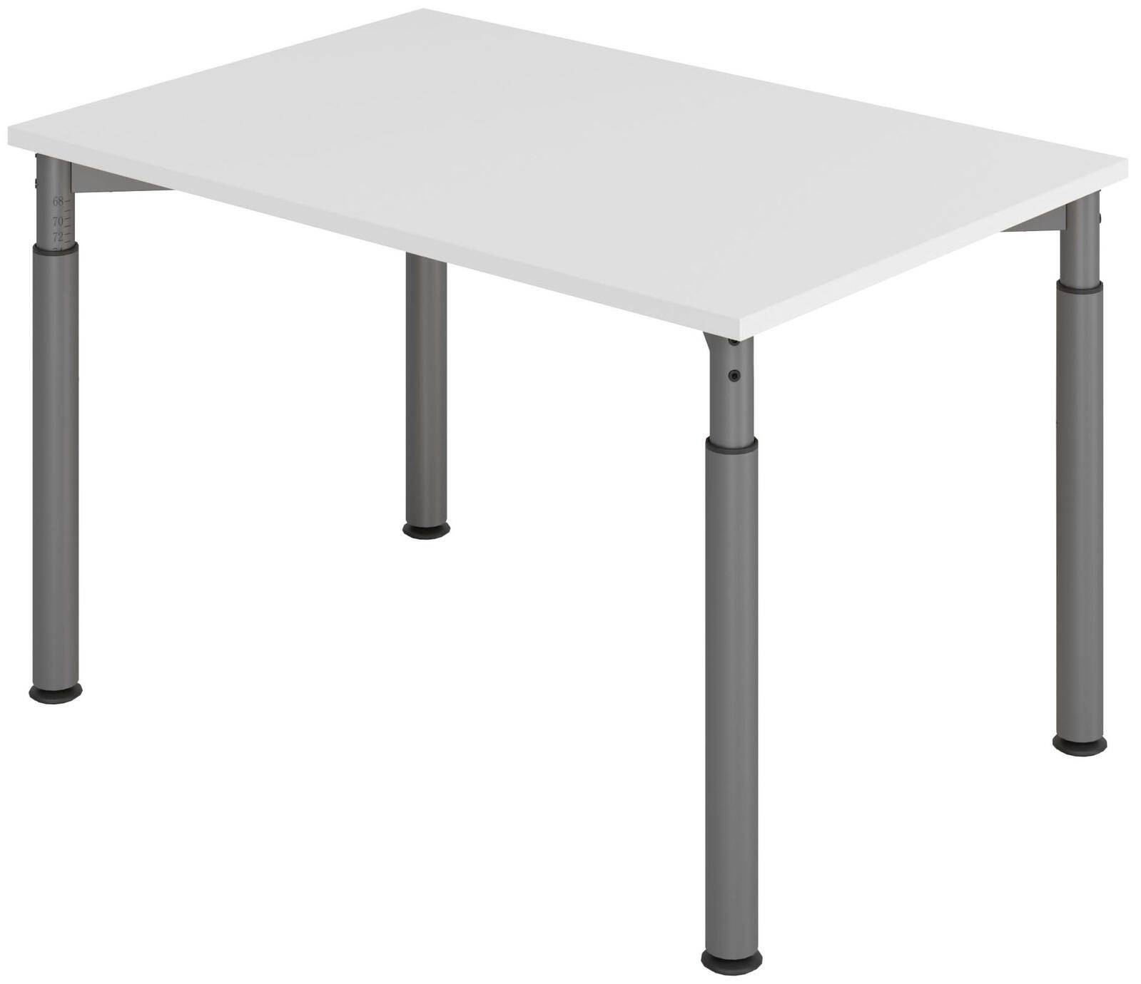 HAMMERBACHER höhenverstellbarer Schreibtisch VYS12/5/G lichtgrau-0