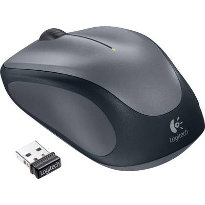 Logitech M235 Wireless Mouse Maus Funk Optisch Grau 3 Tasten 1000 dpi Integriertes Scrollrad-1