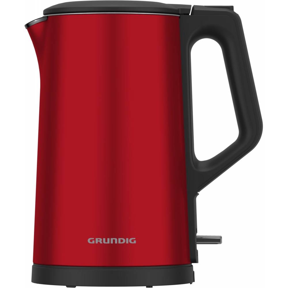 Grundig Wasserkocher WK 8340 | 1,7 Liter | 2200 Watt | Edelstahl | kabellos | verdecktes Heizelement-0
