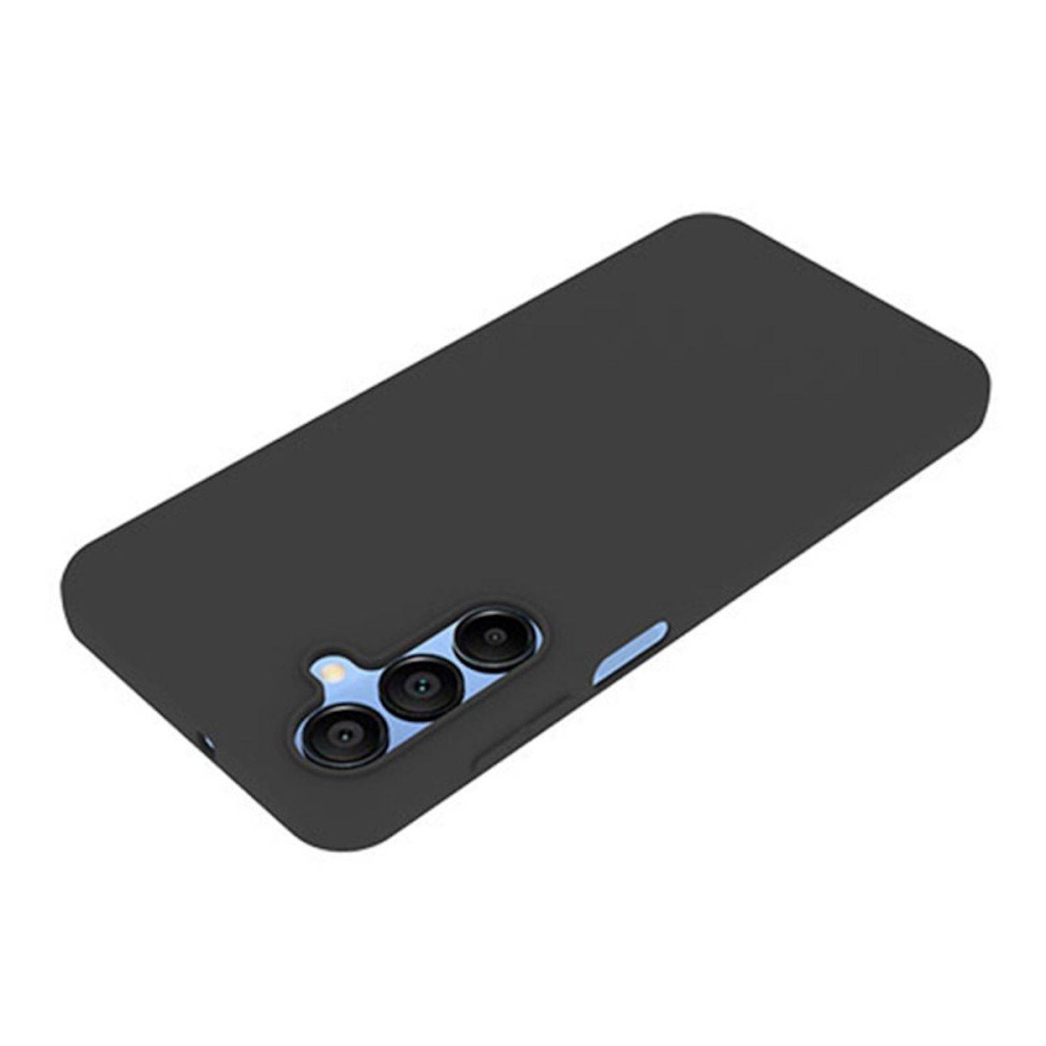 Für Samsung Galaxy A16 Silikon TPU Schutz Hülle Schwarz + H9 Hart Glas Folie-2