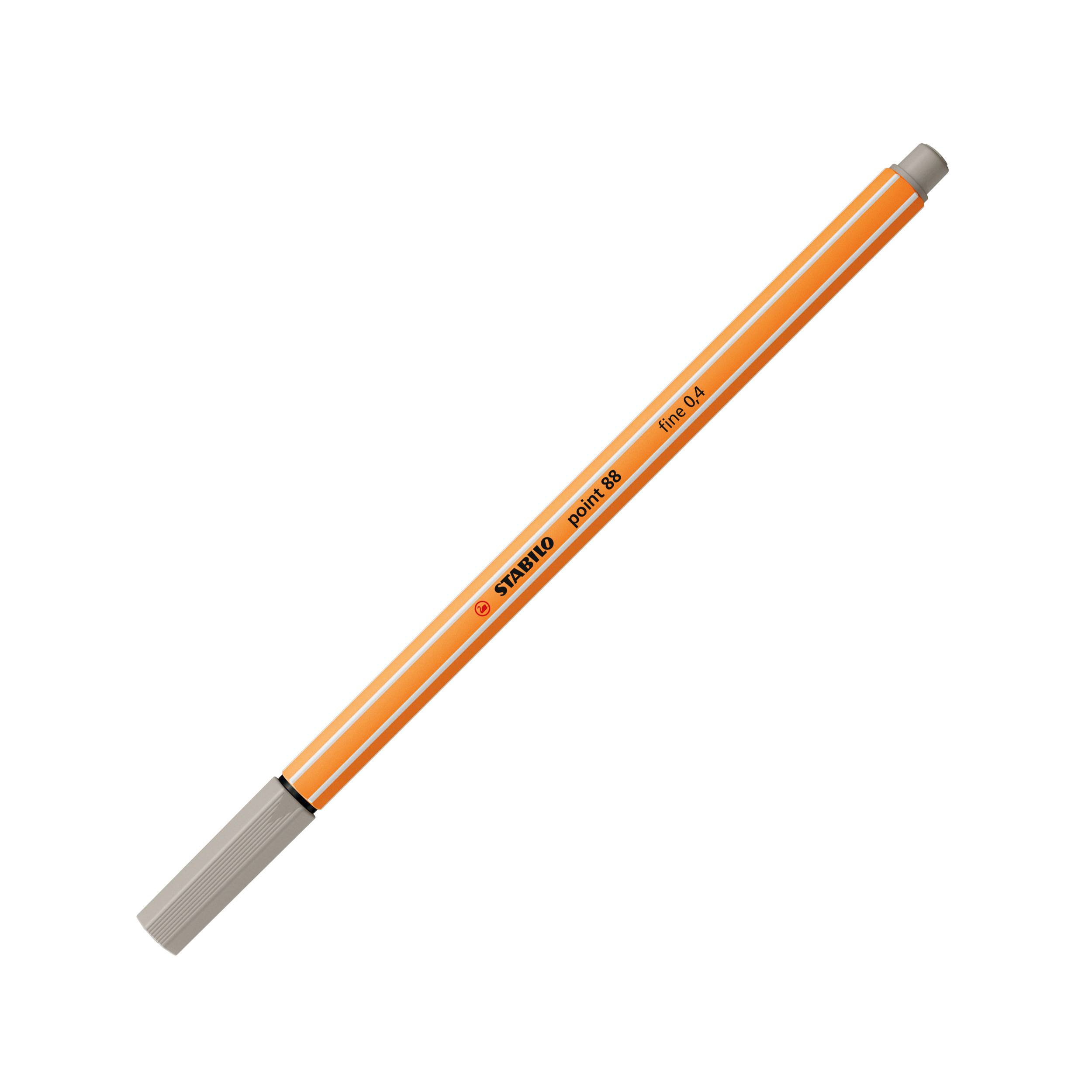 Fineliner point 88 0,4mm warmgrau-0