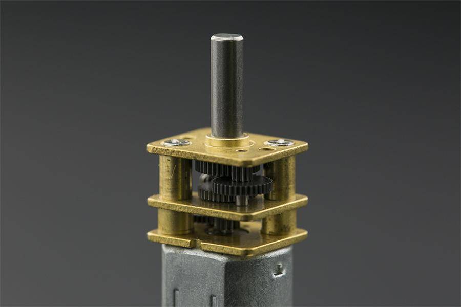 DFRobot Micro Metal Gear Motor mit Connector, 443RPM, 30:1, 1.2kgcm, 40mA Leerlaufstrom, 6V-3