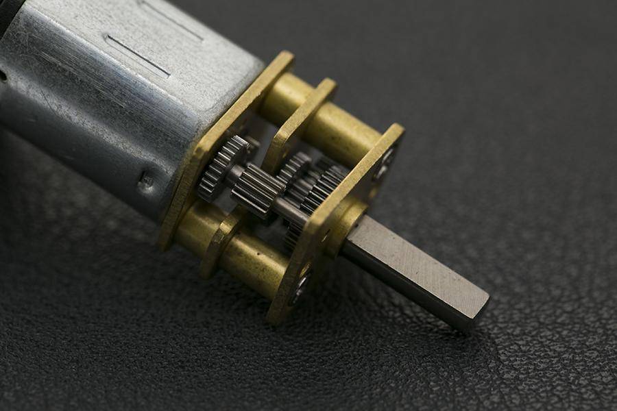 DFRobot Micro Metal Gear Motor mit Connector, 443RPM, 30:1, 1.2kgcm, 40mA Leerlaufstrom, 6V-4