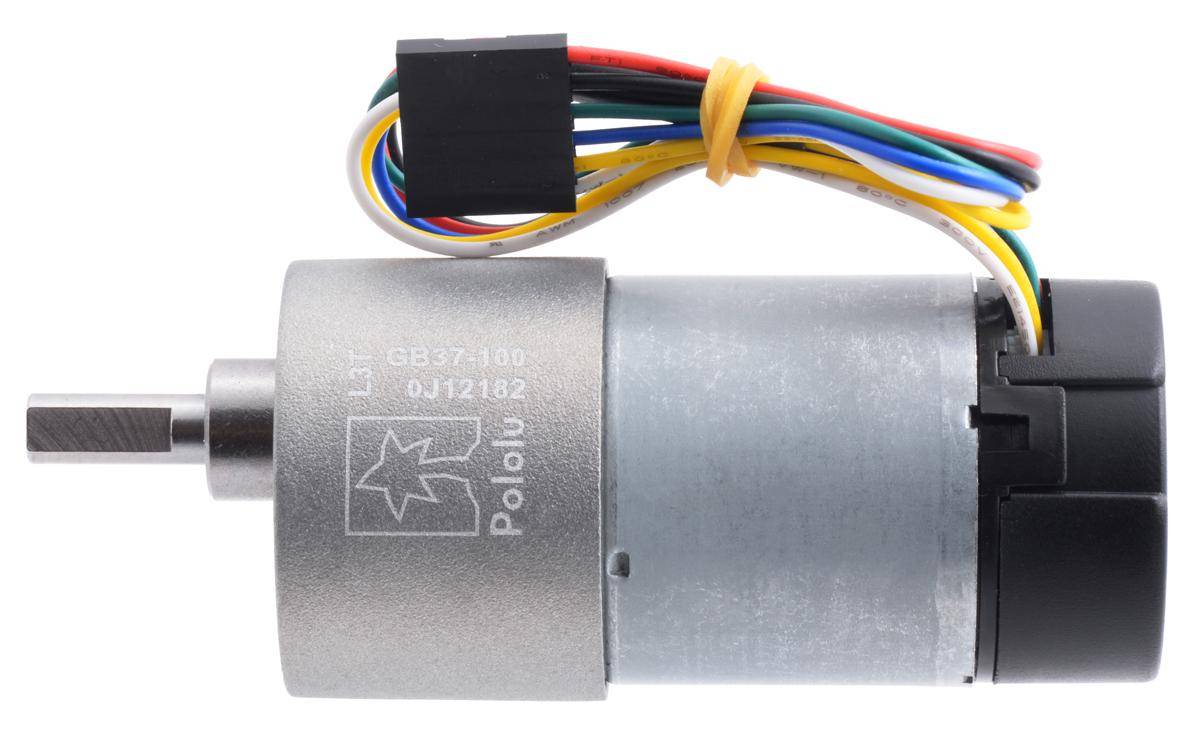 Pololu GEARMOTOR 100 RPM 12V METAL 4755-2