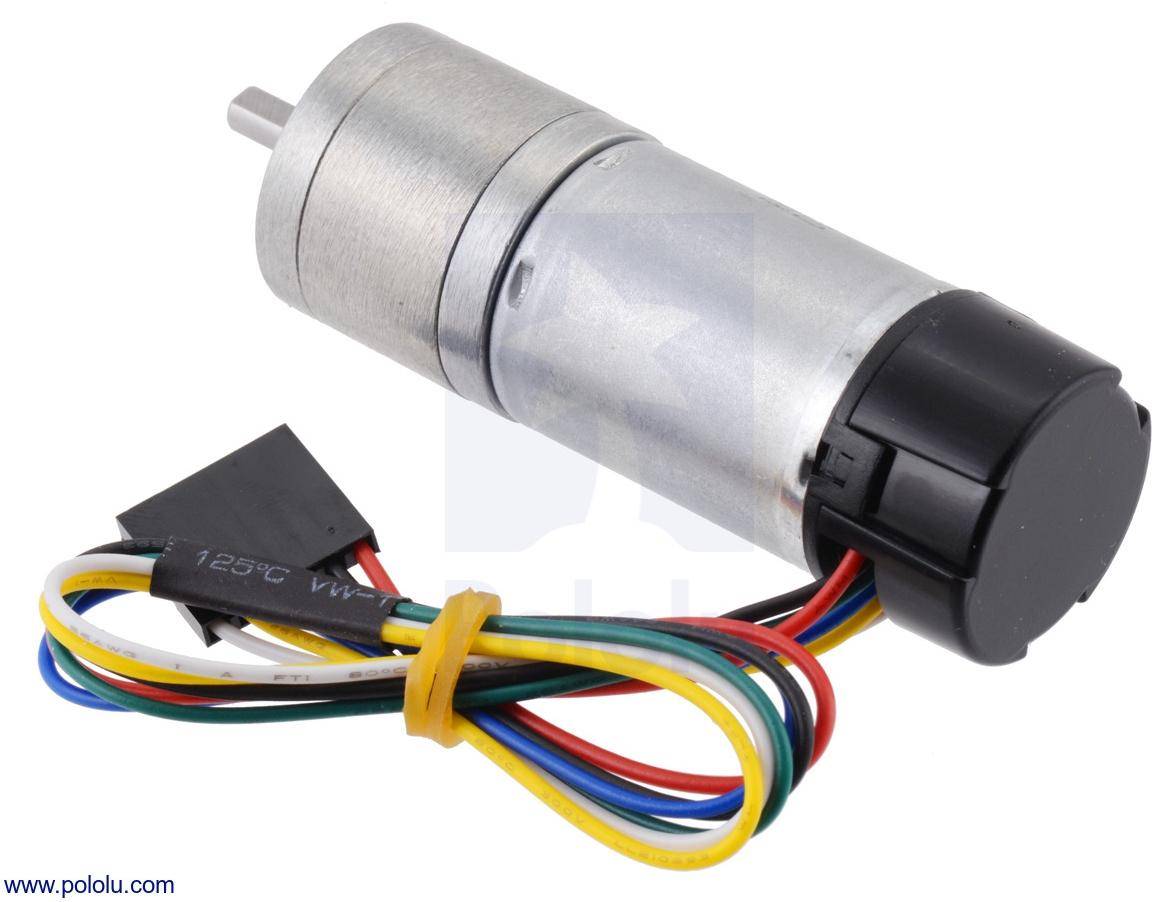 Pololu GEARMOTOR 100 RPM 12V METAL 4847-1