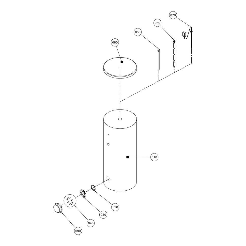 Wolf Warmwasserspeicher SEW-1-400 für Wärmepumpen bis ca. 20kW Leistung-1