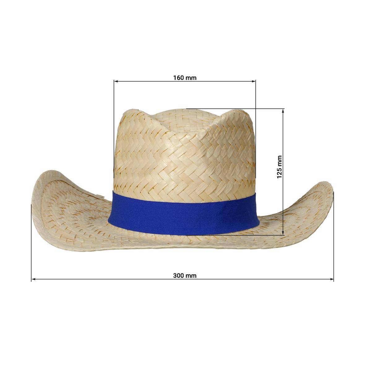 Strohhut "Texas", natur/schwarz-2