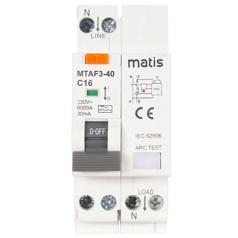 Matismart MTAF AFDD FI/LS Brandschutzschalter 40A 230V-0