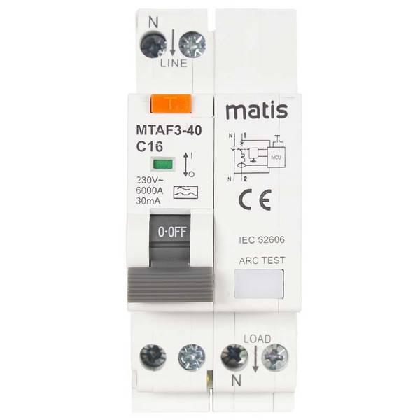 Matismart MTAF AFDD FI/LS Brandschutzschalter 63A 230V
