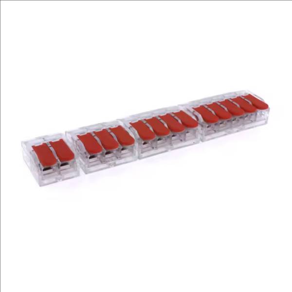 Kaiser Electronics 50x XL Schnellverbinder für Kabel 0,5–6mm², 3-polig, 40A, werkzeuglos, Verteiler