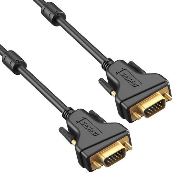 BENFEI VGA auf VGA Kabel, VGA auf VGA 1,8 m Kabel mit Ferriten