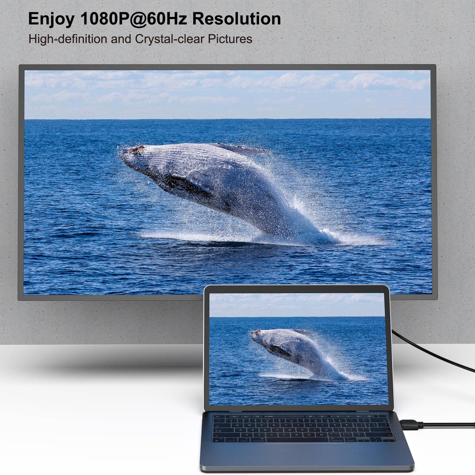 BENFEI HDMI auf DVI 1.8 Meter Kabel mit 1080P High Speed Adapter-1