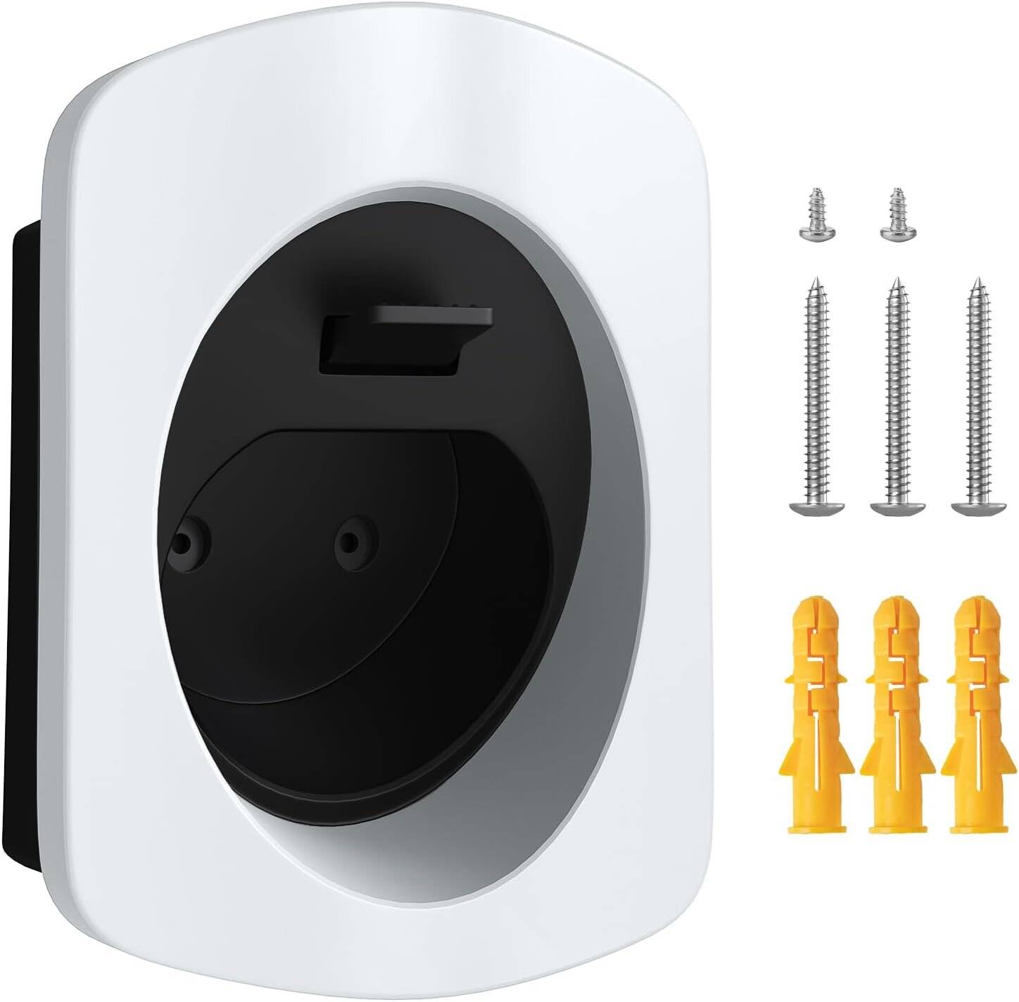 Tera EV Ladegeräthalter Typ2 Hochbelastbar Wandhalter Ladekabelhalter Weiß EV-Holder-SL-EU-0