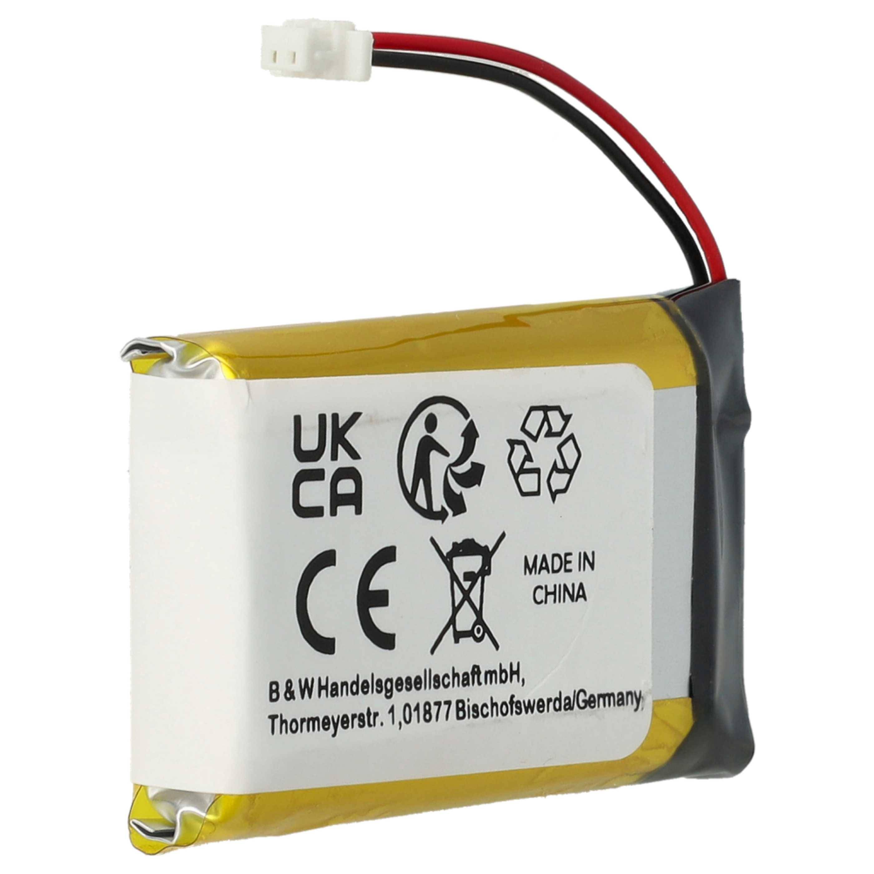 vhbw 2x Akku Ersatz für Sena YP802542P | für Wireless Headset Kopfhörer (650 mAh, 3,7 V, Li-Polymer)-1