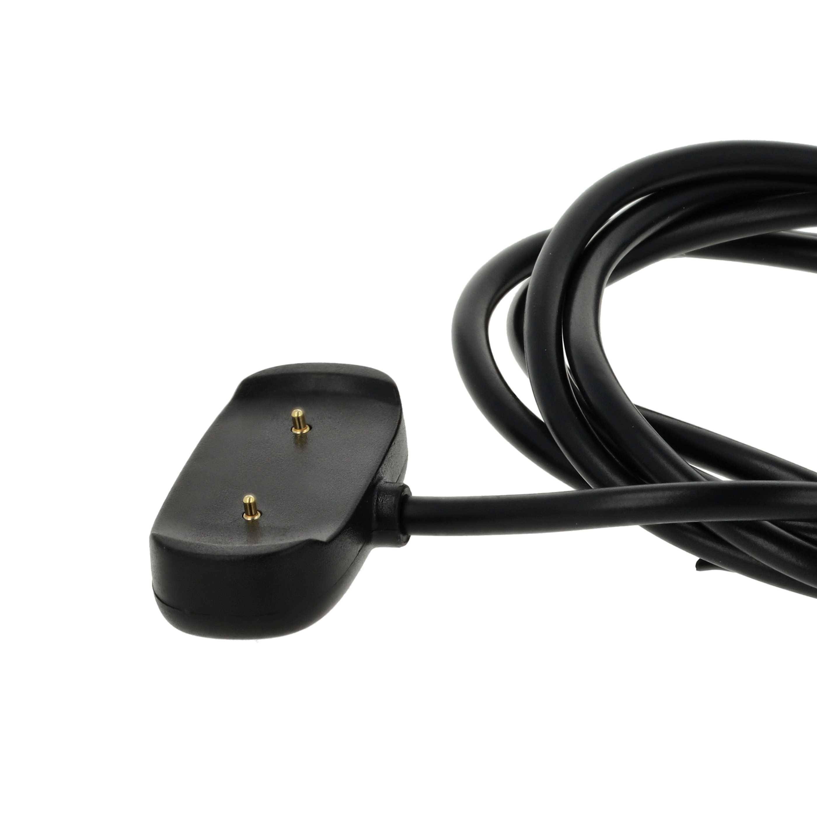 vhbw USB Ladekabel kompatibel mit Huami Amazfit Pop | T-Rex Pro, Pop Pro Smartwatch Fitnesstracker - Ladestation Schwarz-4