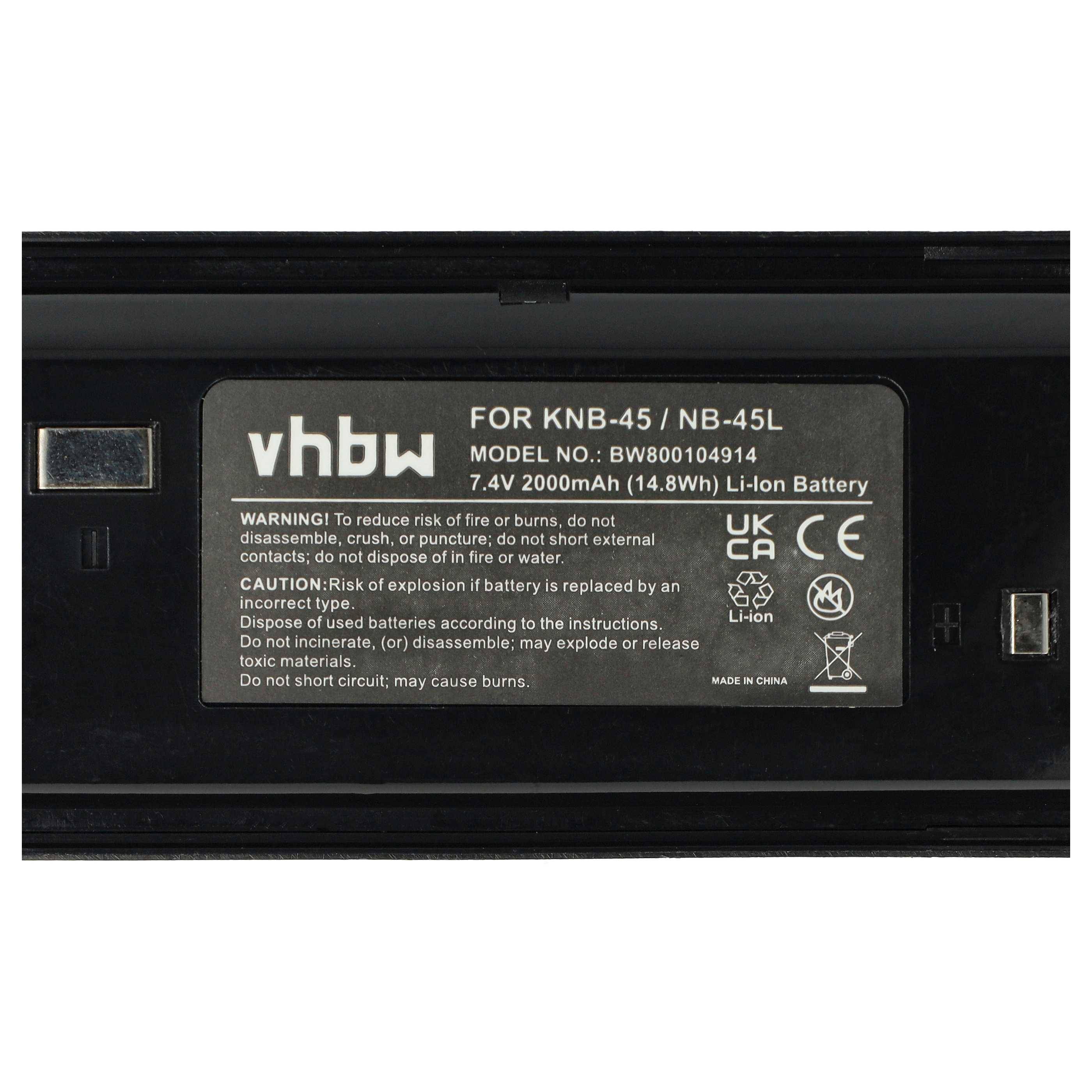 vhbw 2x Akku kompatibel mit Kenwood TK-3302E | TK-3301T, TK-3301E, TK-3300UP, TK-3212M, TK-3212L Funkgerät, Walkie-4