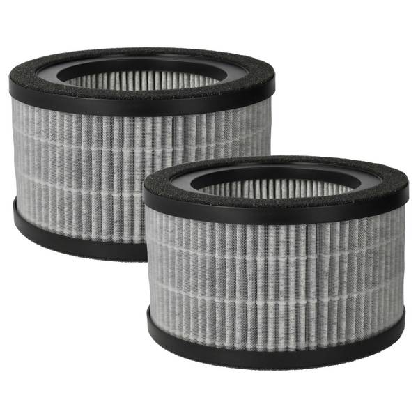 vhbw 2x Luftilter Ersatz für Beurer 68007 für Luftreiniger | Kombifilter Vorfilter + HEPA + Aktivkohle