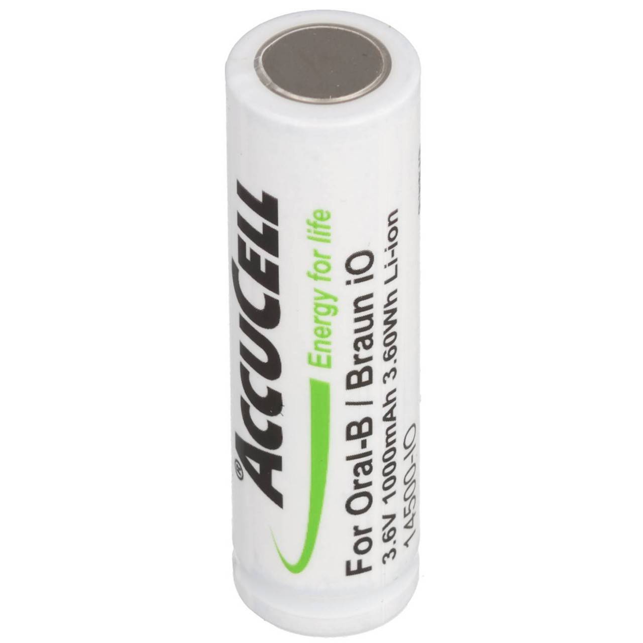 1000mAh Akku kompatibel für Oral-B Akku Li-Ion UR14500AC passend für Braun iO 6, 7, 8, 9, 10, 48,8x14,1mm-2