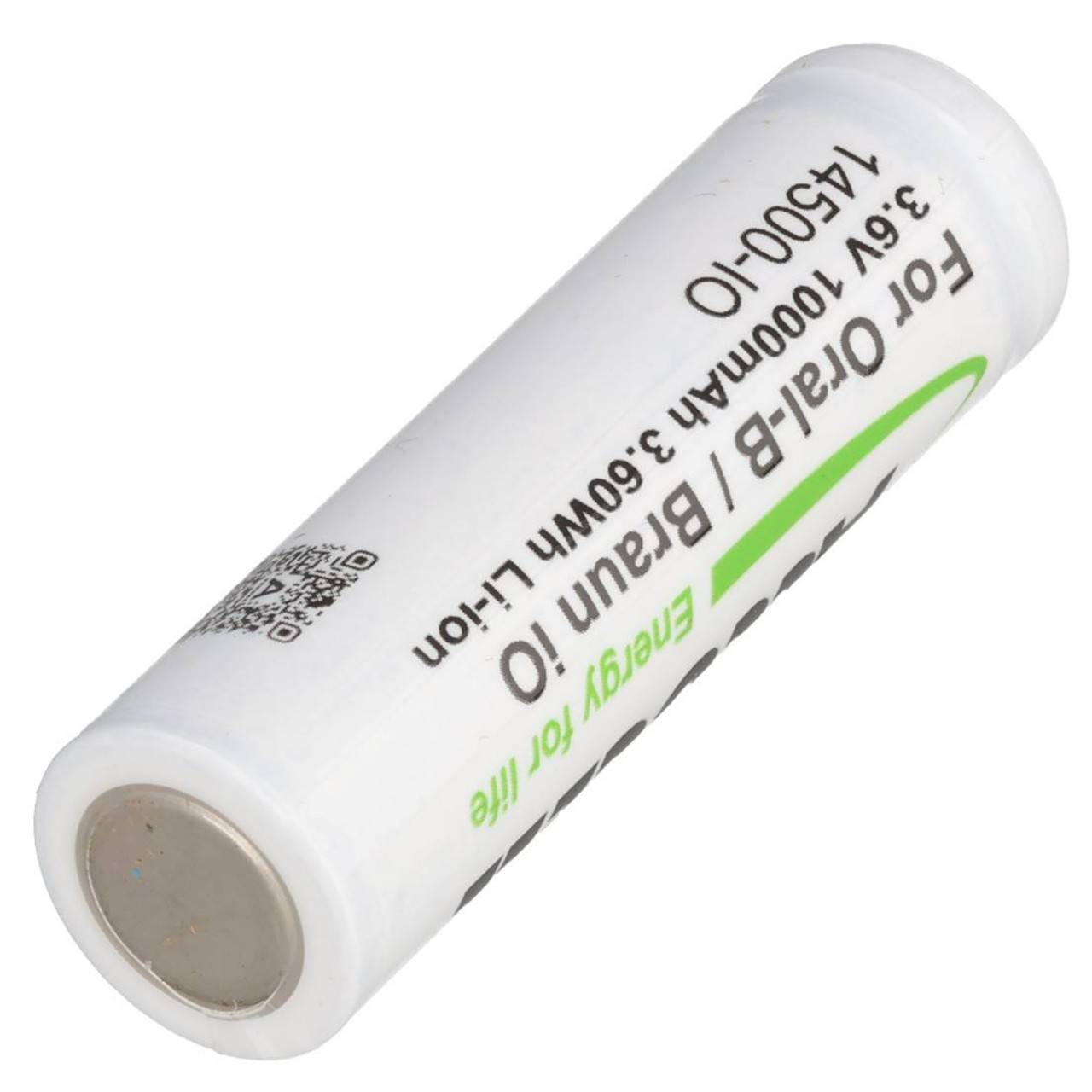 1000mAh Akku kompatibel für Oral-B Akku Li-Ion UR14500AC passend für Braun iO 6, 7, 8, 9, 10, 48,8x14,1mm-3
