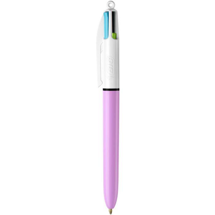 BIC 503815, Clip, Clip-on-Einziehkugelschreiber, Grün, Pink, Violett, Türkis, 12 Stück(e)-1