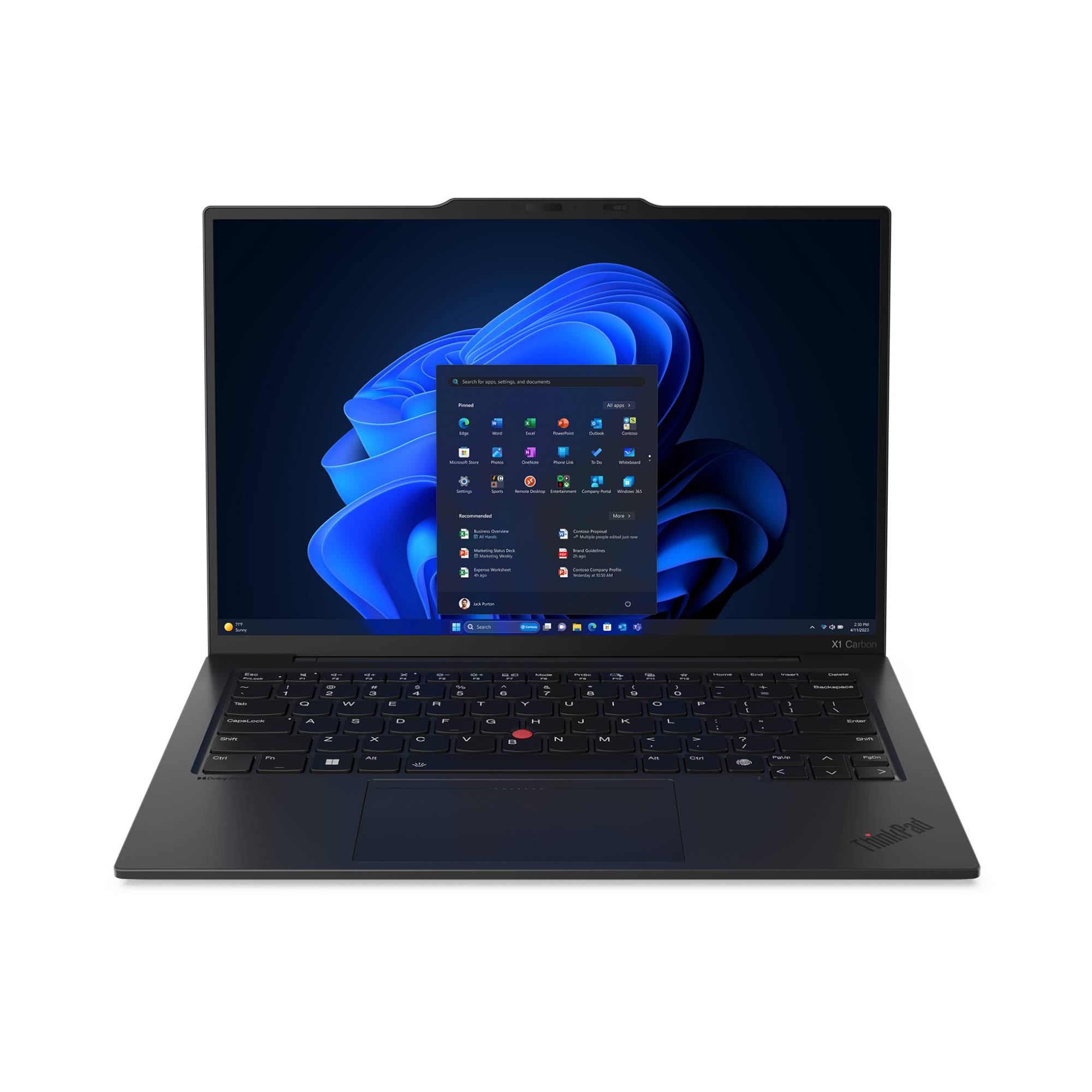 Lenovo ThinkPad X1 Carbon Gen 12 21KC - 180°-Scharnierdesign - Intel Core Ultra-0