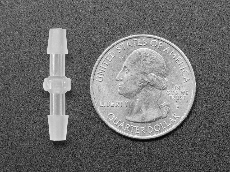 Adafruit Verbinder für Silikonschläuche, 4mm Außendurchmesser, für 2-3mm Schläuche, 5er-Pack-3