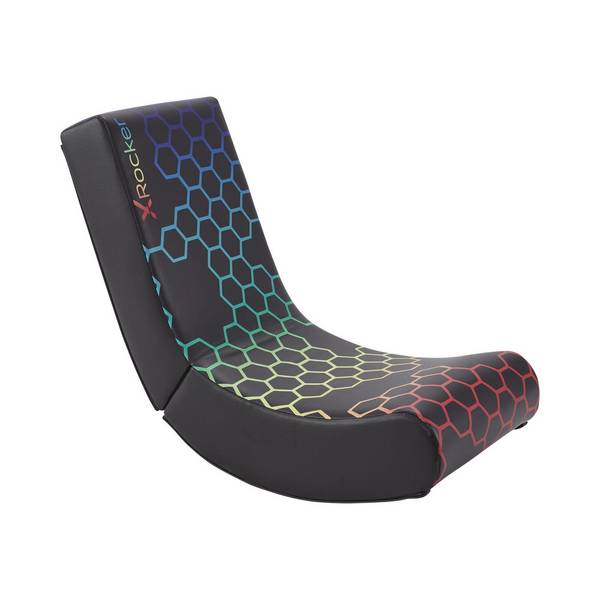 Neo Hex Floor Rocker Gaming-Bodensessel für Kinder & Jugendliche - schwarz/neon
