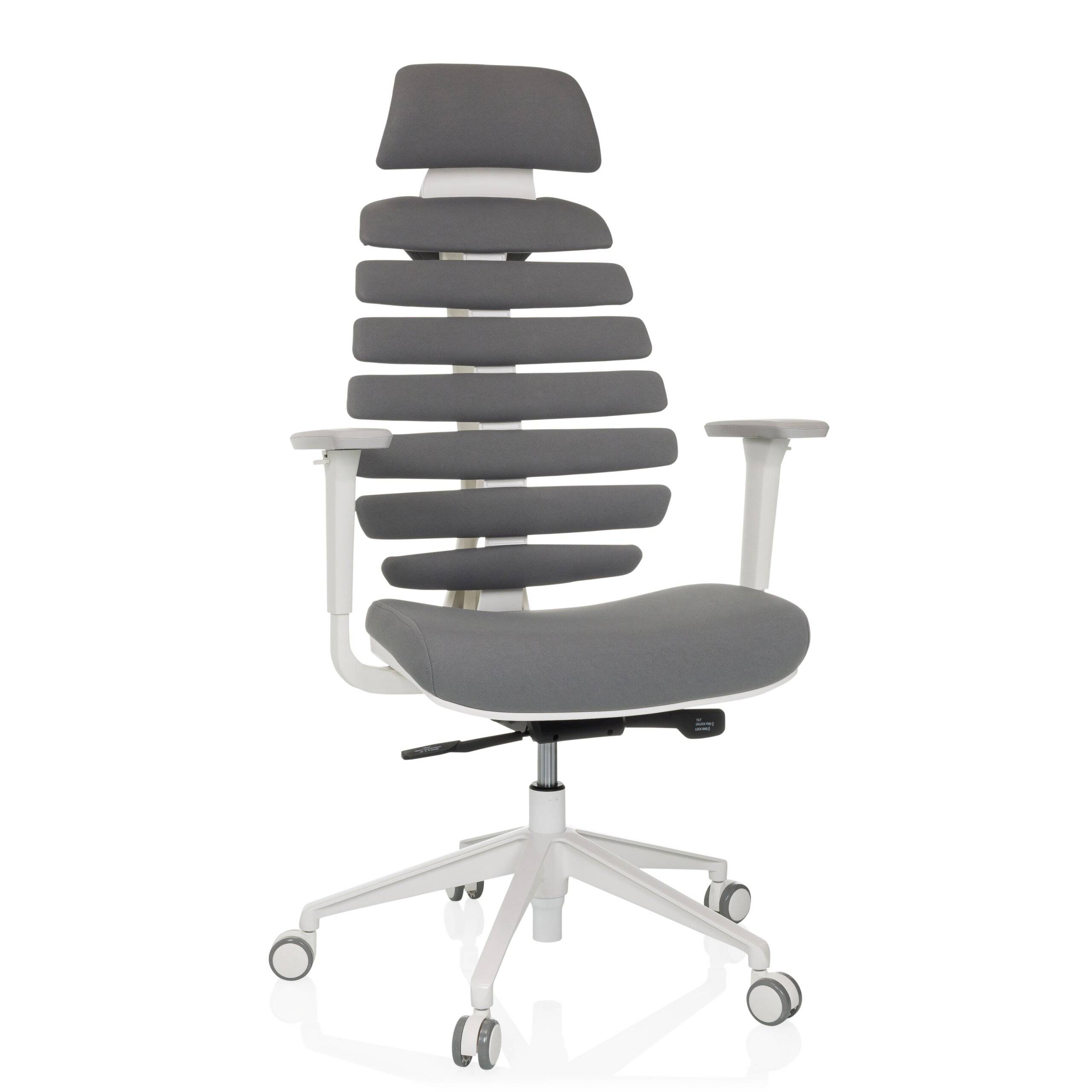 Bürostuhl Drehstuhl ERGO LINE W Stoff smokey elegance hjh OFFICE-0