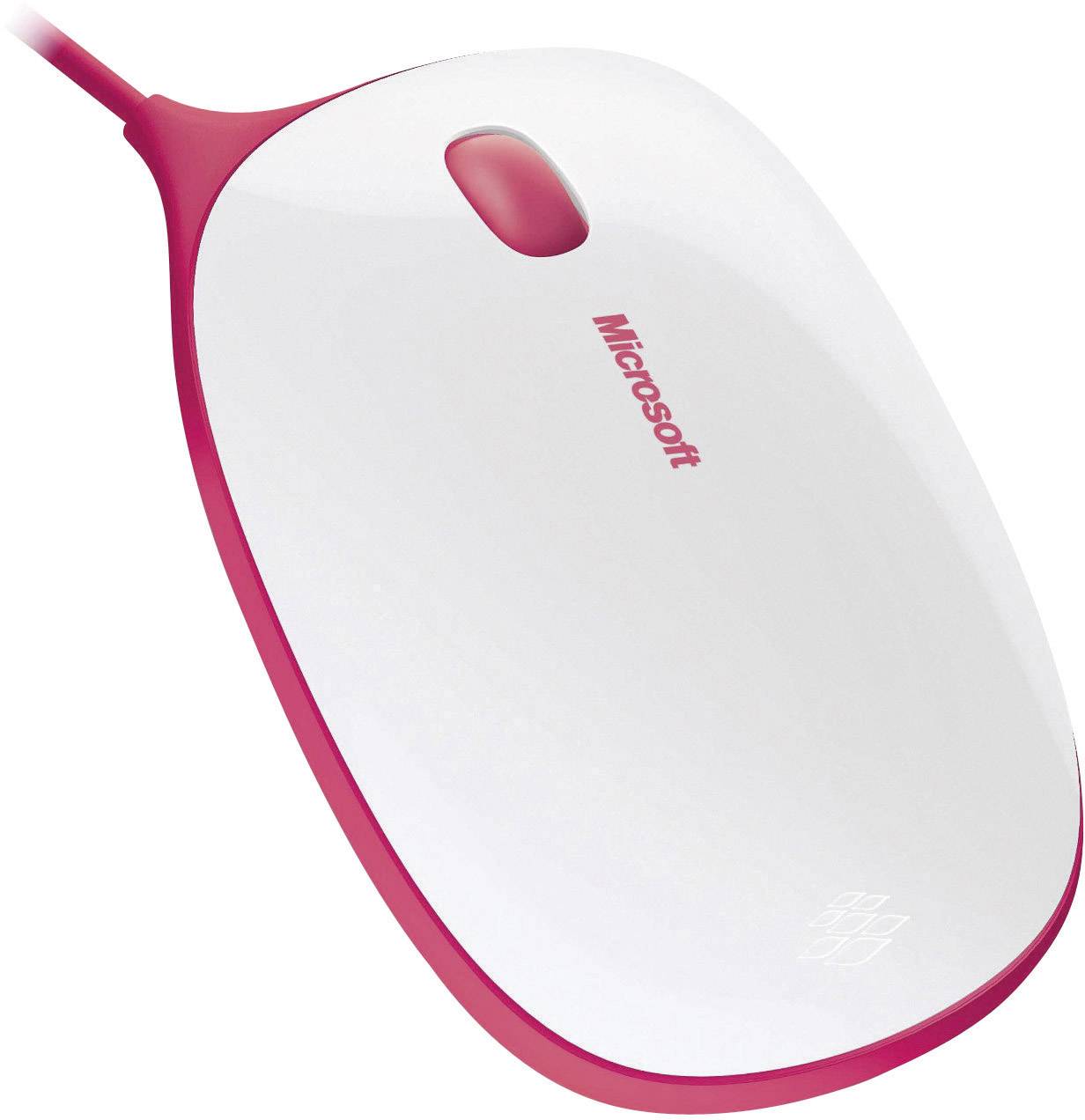 Express Mouse - Mouse - right- and left-handed - optical - 3 buttons - wired - USB - white, red-4