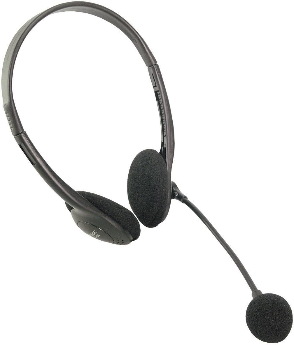 LogiLink HS0001 PCHeadset 3.5 mm Klinke schnurgebunden, Stereo On Ear Schwarz kaufen