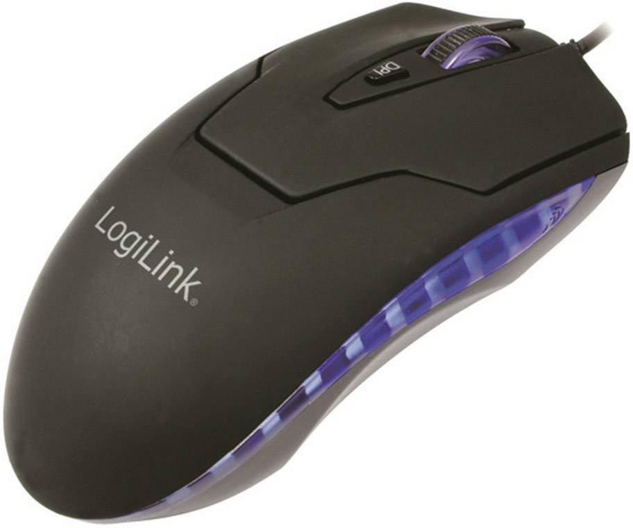 LogiLink LED Laser Maus, kabelgebunden, USB-Anschluss