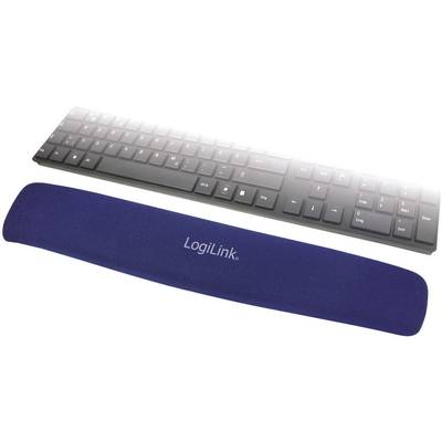 LogiLink Tastatur Gel Handballenauflage, blau