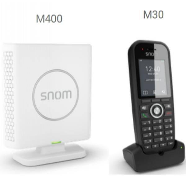 Snom M430 - DECT-Telefon - Kabelloses Mobilteil - Freisprecheinrichtung - 100 Eintragungen - Anrufer-Iden