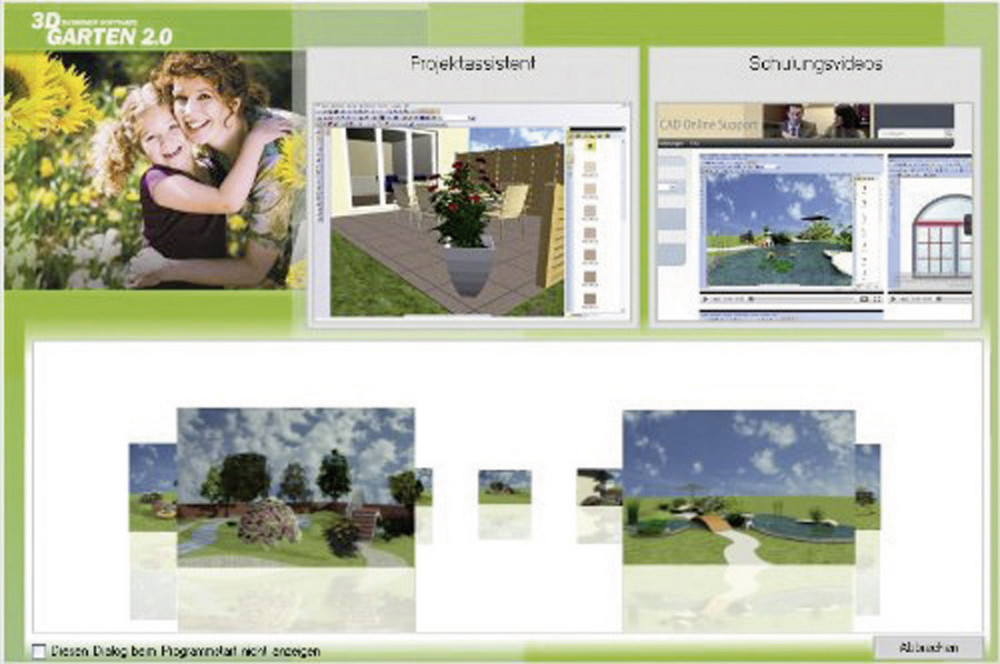 DTP Digital Taintment Pool 3D Designersoftware Garten 2.0