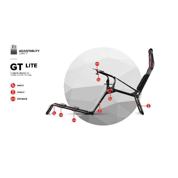 Next Level Racing Rennsimulations-Cockpit GTLite Foldable schwarz-2