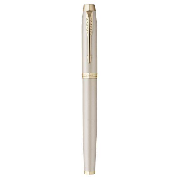 PARKER Rollerball IM Monochrome Champagne PVD F Schwarz-1